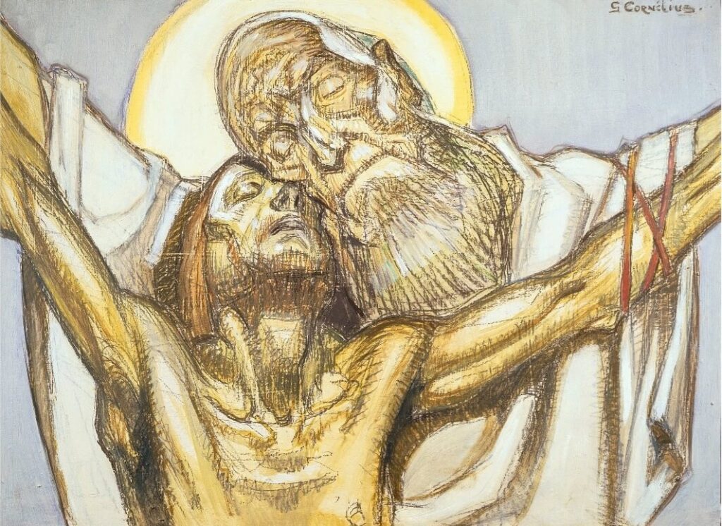 Painting by Jean-Georges Cornélius (23 January 1880, Strasbourg - 3 June 1963, Ploubazlanec)