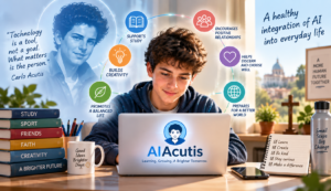 Fr. Davide Imeneo discusses AI in journalism, education, and pastoral ministry, and explains how AcutisAI helps young people use Artificial Intelligence responsibly.
